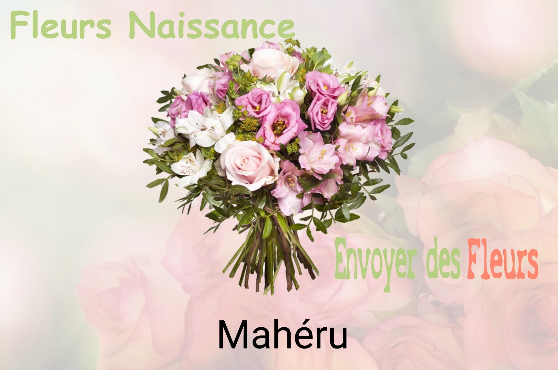 Bouquet de fleurs de naissance livré à Mahéru